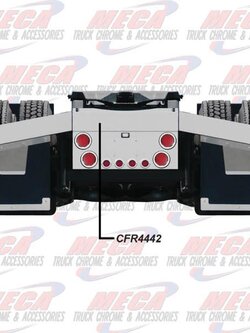 REAR FRAME COVER PB W/ CUTOUT SS