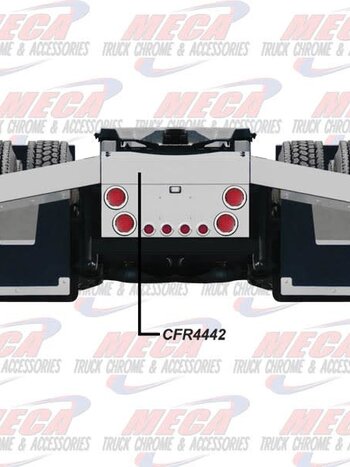 REAR FRAME COVER PB W/ CUTOUT SS