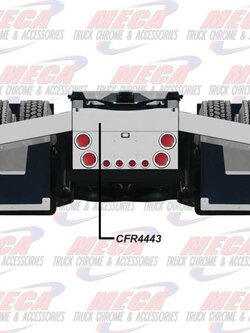 FRAME COVER REAR KW W900 SS