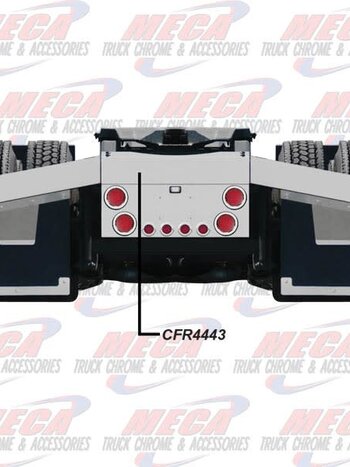 FRAME COVER REAR KW W900 SS