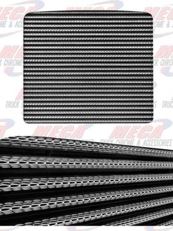 GRILL PB EXT HORIZONTAL BARS W/ PYTHON STYLE HOLES
