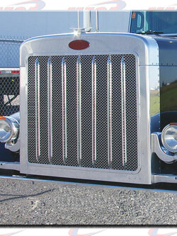 GRILL PB 379 EXTENDED HOOD W/ LOGO CUTOUT S.S.