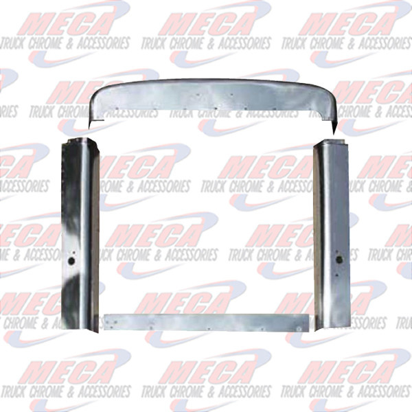 GRILL SURROUND TRIM S/S PB 379 SHORT HOOD