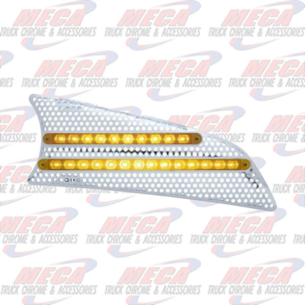 AIR INTAKE GRILL W/ AMBER LED KW T660 PSSGR SIDE