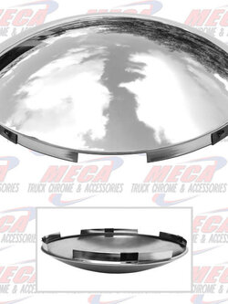 HUBCAP ROUND 4NOTCH SHORT LIP CHROME