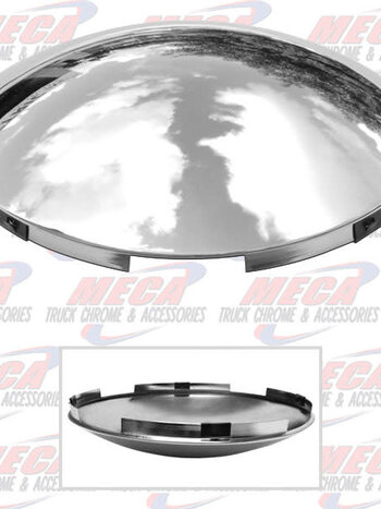 HUBCAP ROUND 4NOTCH SHORT LIP CHROME