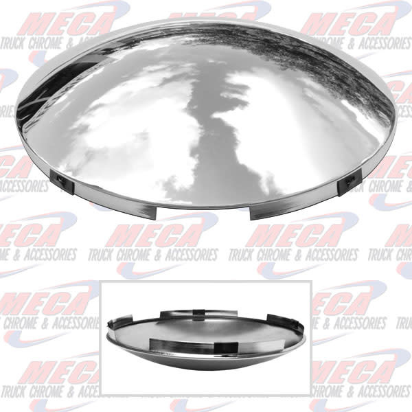 HUBCAP ROUND 4NOTCH SHORT LIP CHROME