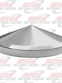 REAR HUBCAP POINTED 8.25" CHROME