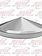REAR HUBCAP POINTED 8.25" CHROME