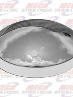 HUB CAP REAR CHROME 8" DIAMETER FOR 5/8" STUD ECO