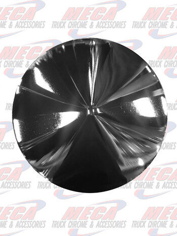 HUBCAP REAR POINTED 8" DIA. CHROME 5/8" STUD ECO