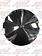 HUBCAP REAR POINTED 8" DIA. CHROME 5/8" STUD ECO