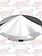 HUBCAP POINT 4NOTCH SHORT LIP CHROME