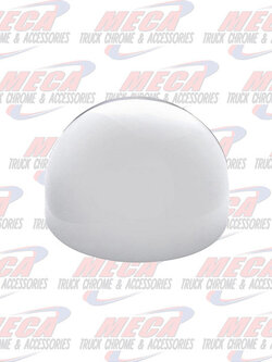 REAR HUB CAP FULL MOON 8" CHROME