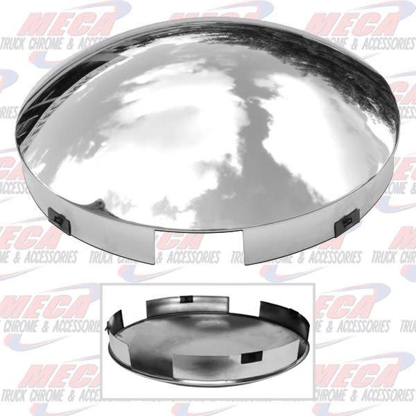 HUBCAP ROUND 4NOTCH LONG LIP CHROME