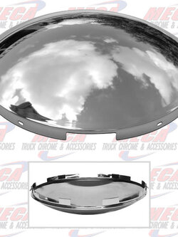 HUBCAP ROUND 6NOTCH SHORT LIP CHROME