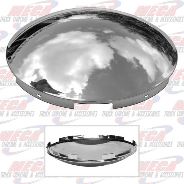 HUBCAP ROUND 6NOTCH SHORT LIP CHROME