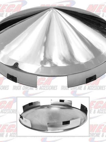HUBCAP POINT 5NOTCH LONG LIP CHROME