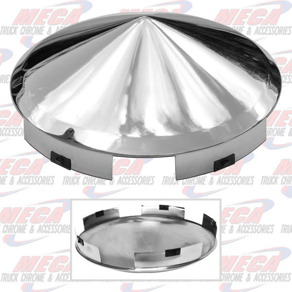 HUBCAP POINT 5NOTCH LONG LIP CHROME
