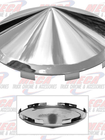HUBCAP POINT 6NOTCH SHORT LIP CHROME