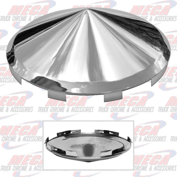 HUBCAP POINT 6NOTCH SHORT LIP CHROME
