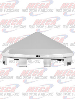 S.S. UNIV. FRONT CONE HUB CAP 1" LIP, 6 NOTCHES