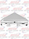 S.S. UNIV. FRONT CONE HUB CAP 1" LIP, 6 NOTCHES