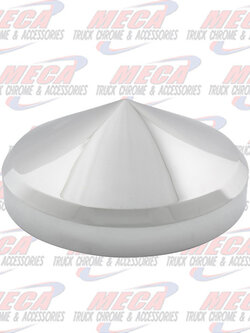 CR. 8-1/4" I.D. CONE REAR HUB CAP, OEM STYLE EDGE