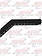 MUDFLAP HANGER ANGLED BLACK HD