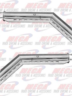 *** Use CHL5105 *** MUDFLAP HOLDER CHROME ANGLE 2-1/2" BOLT CENTER