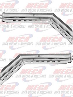 MUDFLAP HOLDER CHROME ANGLE HD  1 1/8" BOLT SEP