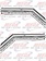 MUDFLAP HOLDER CHROME ANGLE HD  1 1/8" BOLT SEP
