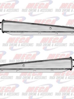 UNITED PACIFIC *** Use CHL5100 *** MUDFLAP HOLDER CHROME POINTED 2-1/2" BOLT SEPARATION