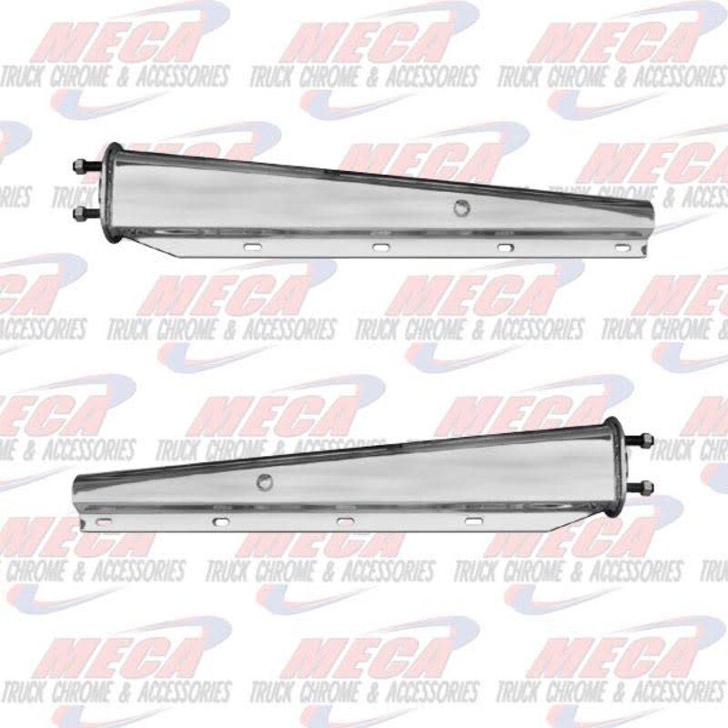 UNITED PACIFIC *** Use CHL5100 *** MUDFLAP HOLDER CHROME POINTED 2-1/2" BOLT SEPARATION