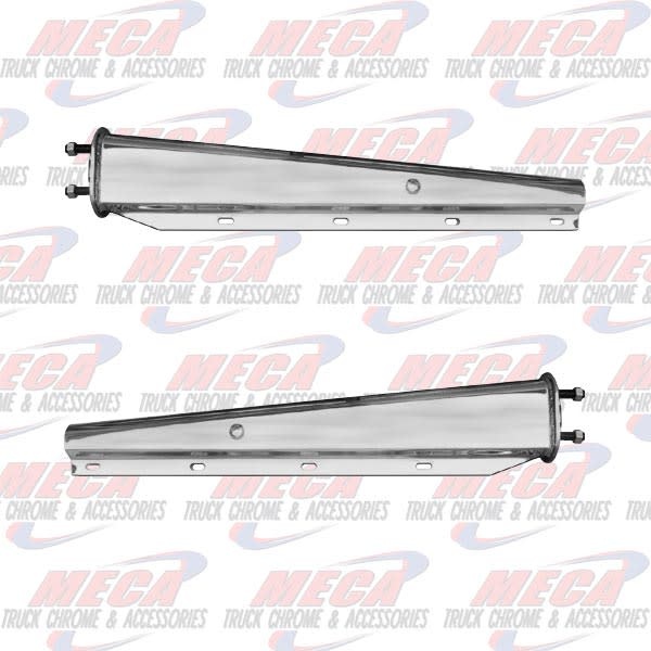 UNITED PACIFIC *** Use CHL5100 *** MUDFLAP HOLDER CHROME POINTED 2-1/2" BOLT SEPARATION