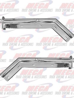 MUDFLAP HANGER ANGLED CHROME ECO 1-1/8"