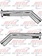 MUDFLAP HANGER ANGLED CHROME ECO 1-1/8"