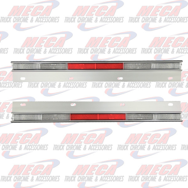 UNDER MUDFLAP HOLDER REFLECTOR PAIR STRAIGHT