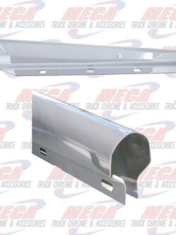 MUDFLAP HOLDER CHROME POINTED 1-1/8" BOLT CENTER