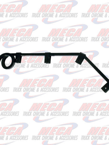 MUDFLAP ANGLED HANGER IRON 1 LOOP PAIR