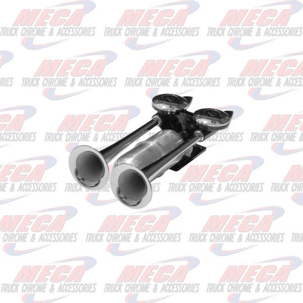 TRAIN WHISTLE W/ TANK DUAL BELL AIR HORNS