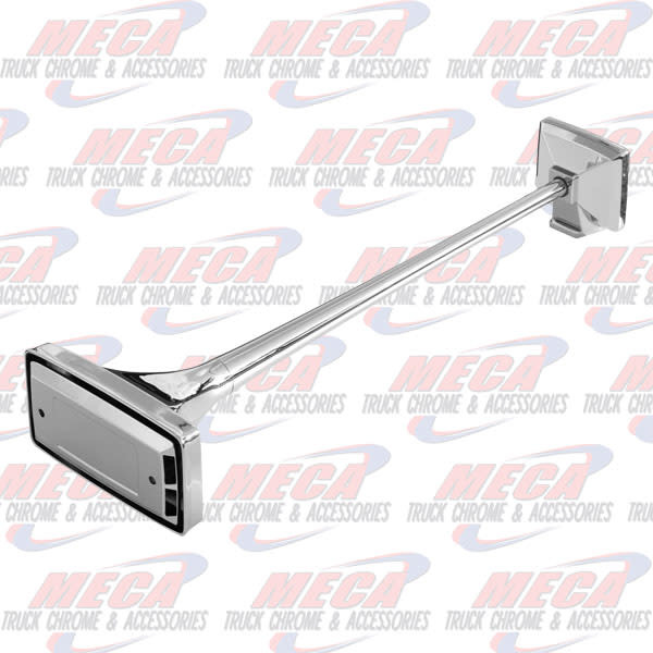 AIR HORNS CHROME RECT HADLEY STYLE 28.5" ROOF MOUN