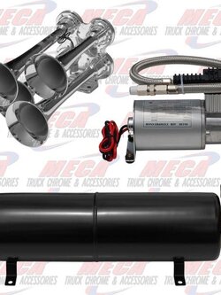 HORN KIT W/ 1.5 GAL TANK, MINI HORN & COMPRESSOR