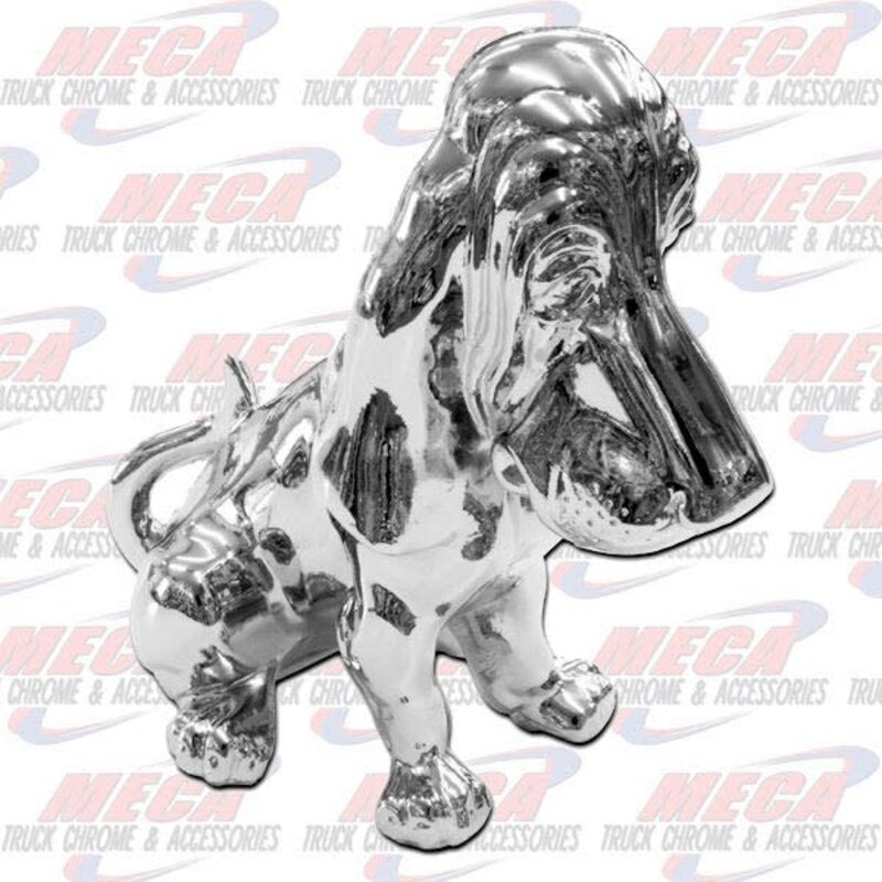 HOOD ORNAMENT DOG HOUND DOG 5"L x 4"W x 7"H