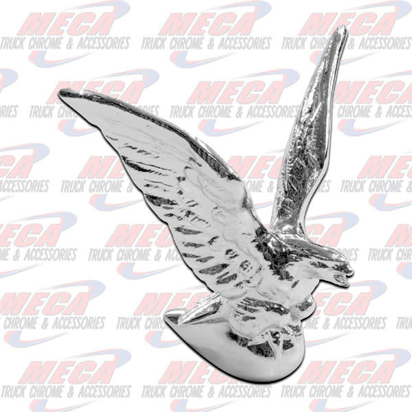 HOOD ORNAMENT EAGLE AMERICAN SMALL 3.5"L x 5"H