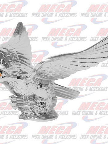 HOOD ORNAMENT EAGLE LARGE W/ ILLUMINATED EYES