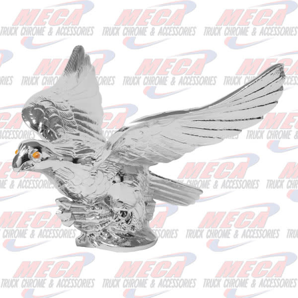 HOOD ORNAMENT EAGLE LARGE W/ ILLUMINATED EYES