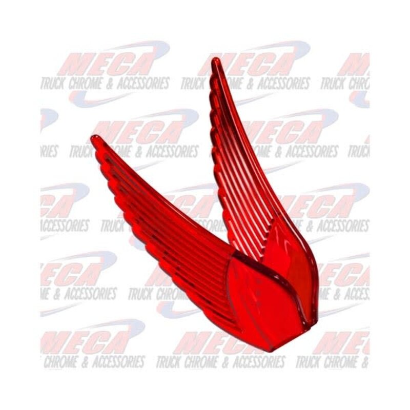RED WINGS FOR THE LIGHTED HOOD ORNAMENTS