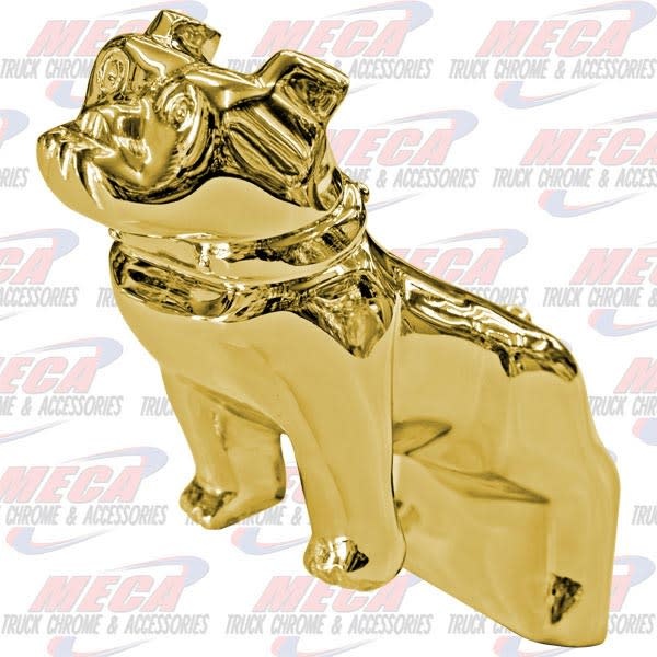 HOOD ORNAMENT BULLDOG GOLD PLATED