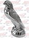 HOOD ORNAMENT FALCON 4.5''L x 2.5''W x 6''H